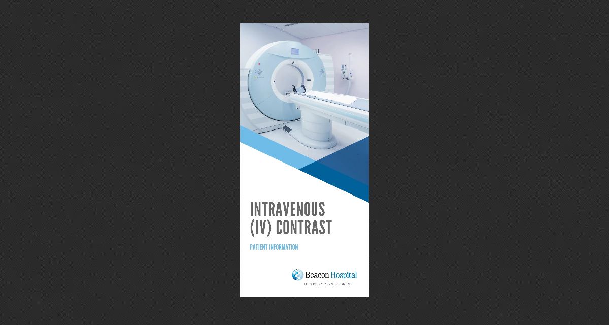 Intravenous IV Contrast
