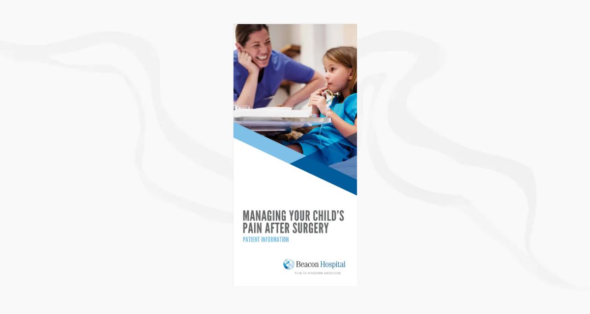 Paediatric Pain Management After Surgery