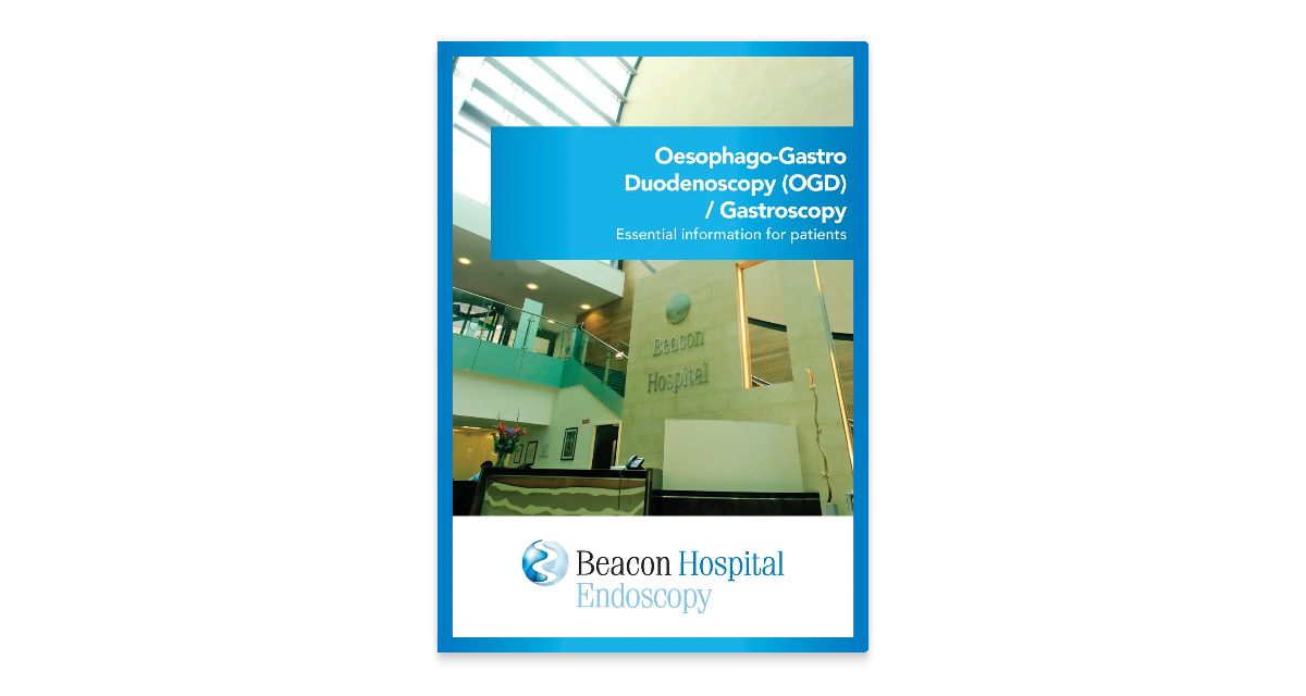 Gastroscopy OGD Patient Information Leaflet