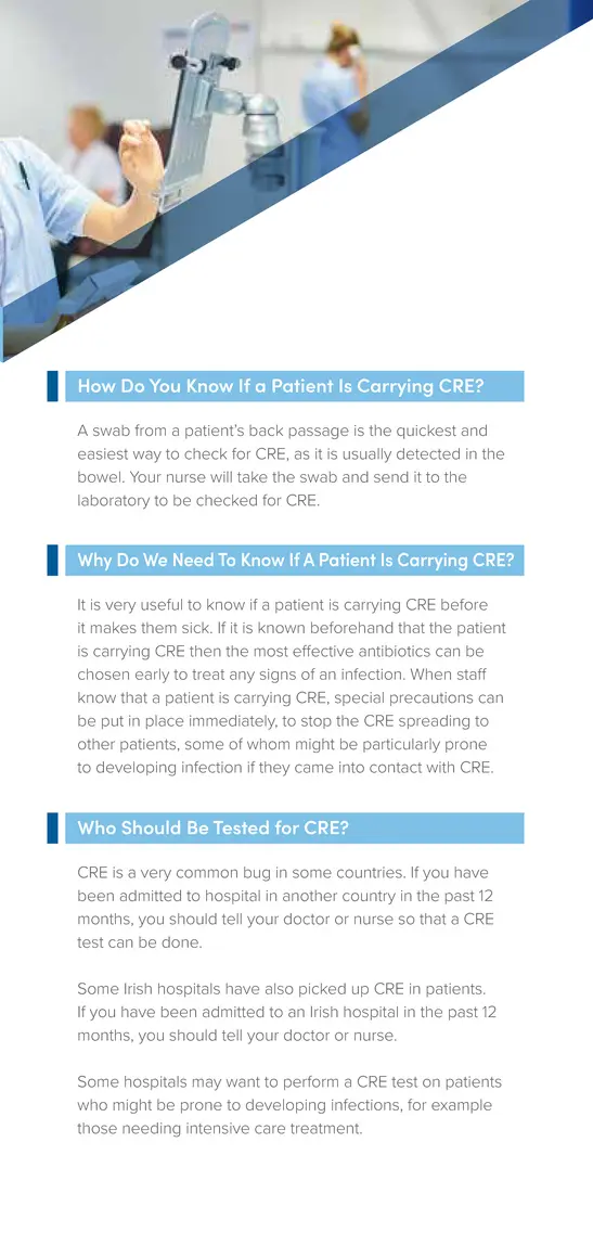 Information on CRE