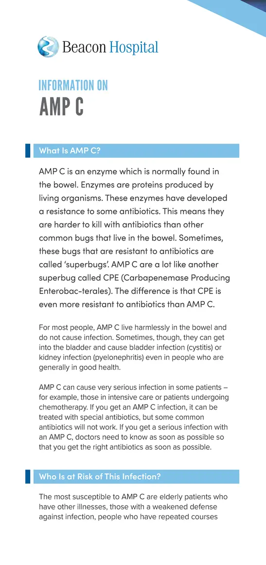 Information on AMP C