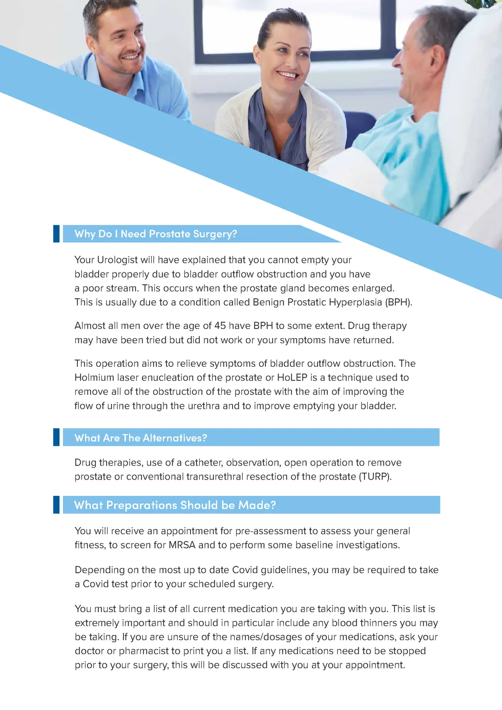 HoLEP Patient Information