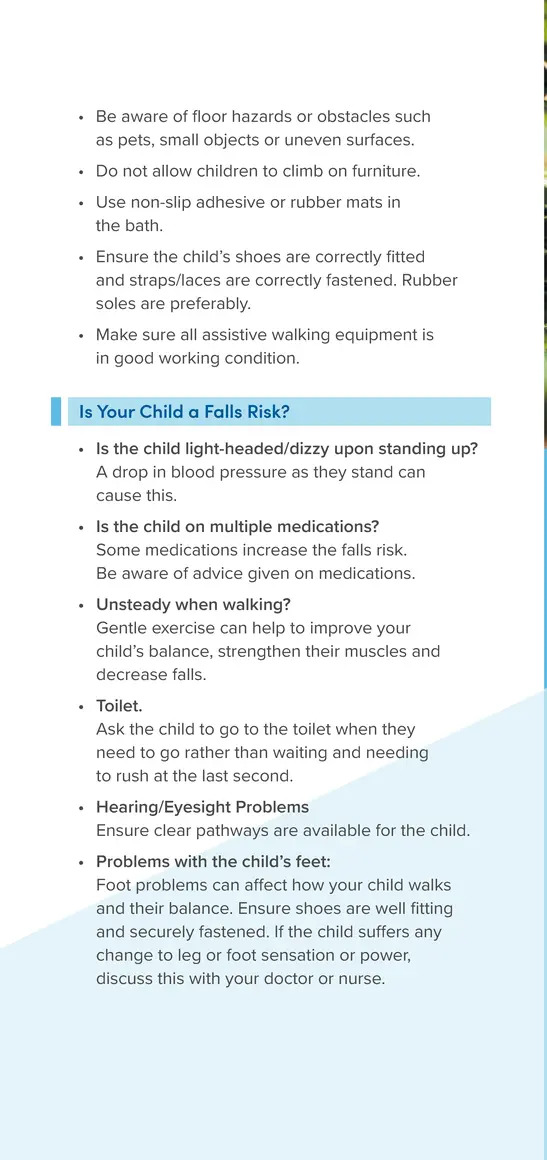 Falls Prevention in Children