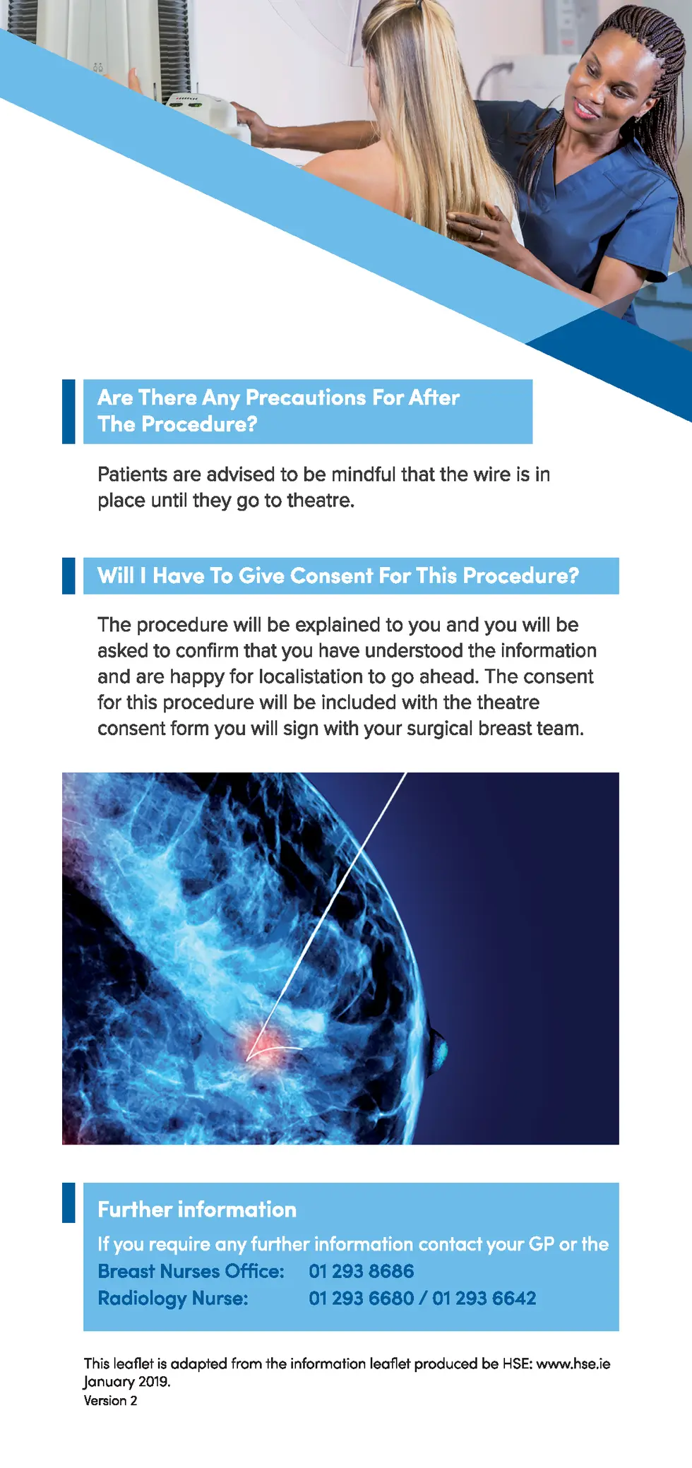Ultrasound Guided Wire Localisation of the Breast